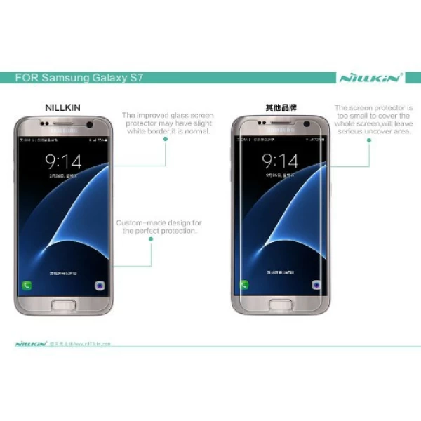 گلس نیلکین Samsung Galaxy S7 Nillkin H+ Pro Glass