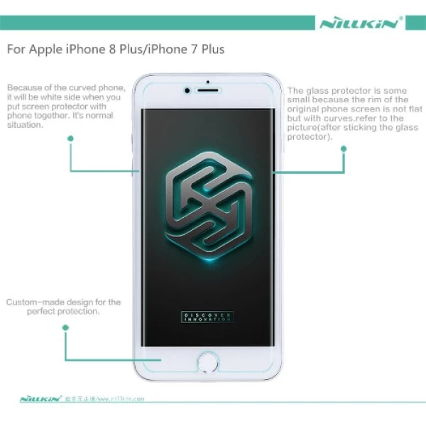 گلس نیلکین Apple iPhone 7 Plus / 8 Plus Nillkin H+ Pro Glass