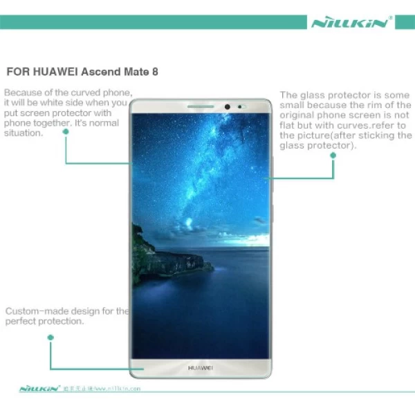 گلس نیلکین Huawei Mate 8 Nillkin H+ Pro Glass