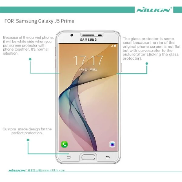 گلس نیلکین Samsung Galaxy J5 Prime / On5 2016 Nillkin H+ Pro Glass
