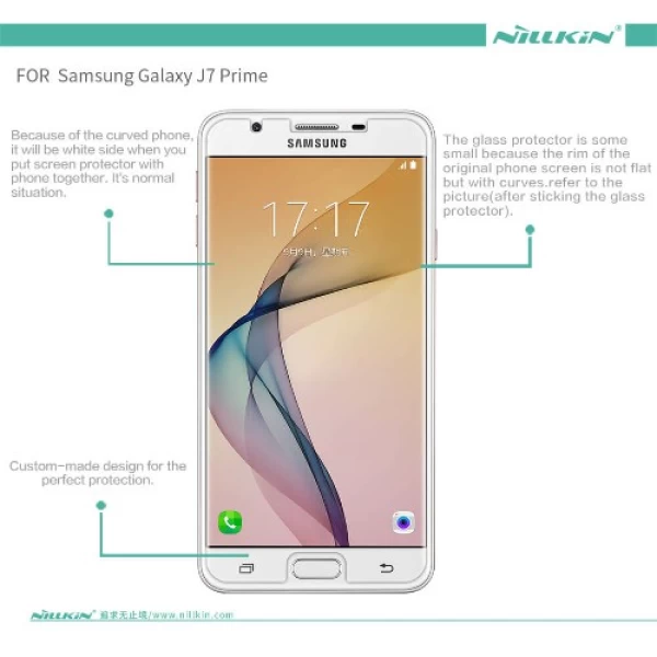 گلس نیلکین Samsung Galaxy J7 Prime / On7 2016 Nillkin H+ Pro Glass