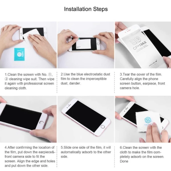 گلس شیشه ای حریم شخصی نیلکین Nillkin Privacy AP+ Max Apple iPhone X / iPhone XS