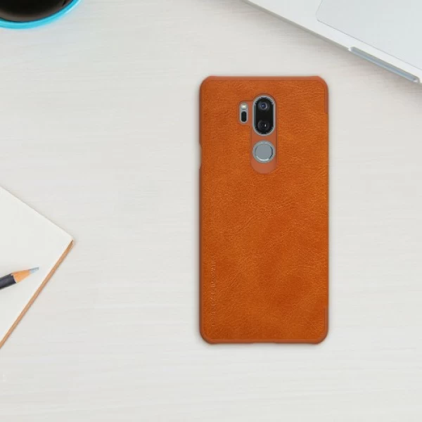 کیف چرمی نیلکین ال جی LG G7 ThinQ Nillkin Qin Leather Case