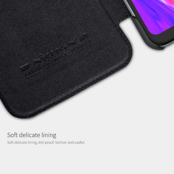 کیف چرمی نیلکین ال جی LG G7 ThinQ Nillkin Qin Leather Case