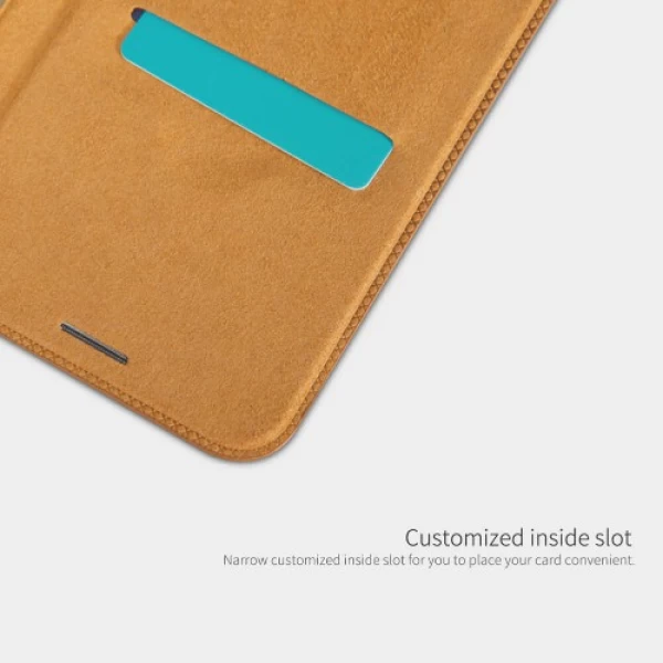 کیف چرمی نیلکین ال جی LG G7 ThinQ Nillkin Qin Leather Case