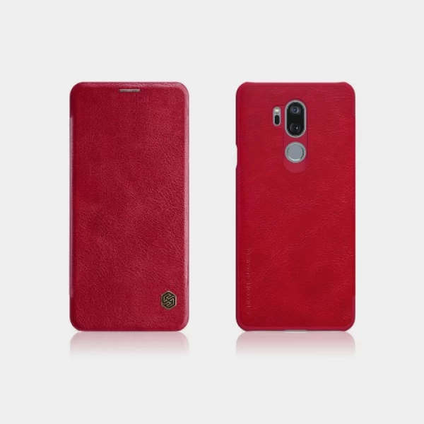کیف چرمی نیلکین ال جی LG G7 ThinQ Nillkin Qin Leather Case