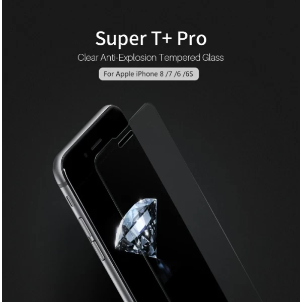 محافظ صفحه نمایش شیشه ای نیلکین T+ Pro Apple iPhone 6 / 6S / 7 / 8