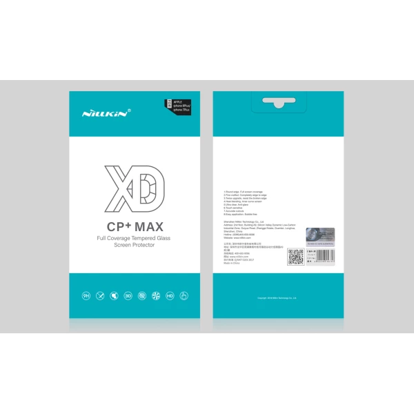 محافظ صفحه نمایش شیشه ای نیلکین XD CP+ Max Apple iPhone 7 Plus / 8 Plus