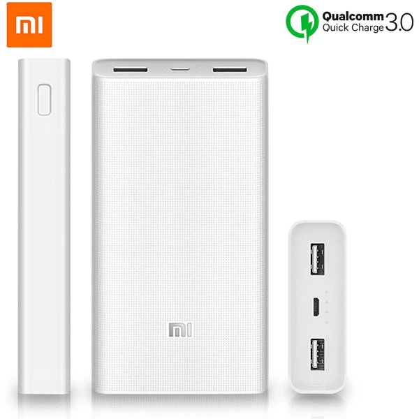 پاوربانک 20000 میلی آمپر 2C شیائومی فست شارژ PLM06ZM