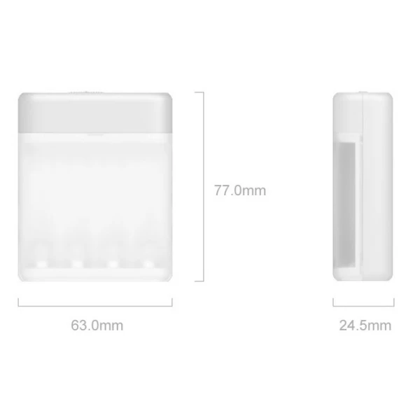 شارژر باتری قلمی و نیم قلمی شیائومی Xiaomi ZI5 / ZI7 Ni-MH Battery Fast Charger