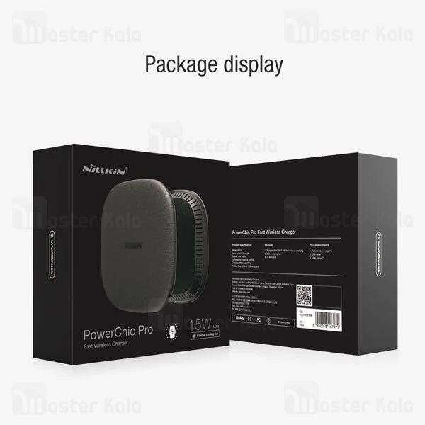 شارژر وایرلس نیلکین Nillkin MC038 PowerChic Pro Wireless Charger 15W توان 15 وات