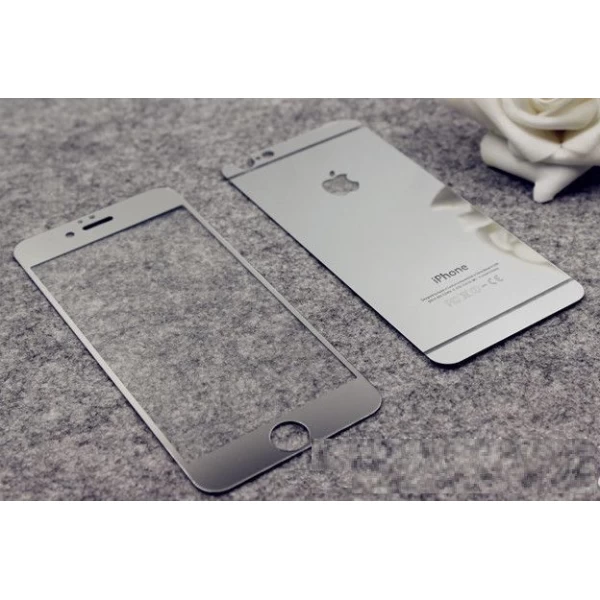 محافظ شیشه ای رنگی براق پشت و رو مناسب برای Apple iPhone 6-6S