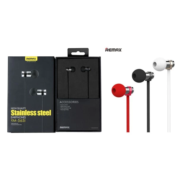 هندزفری ریمکس Remax Stainless Steel RM-565i