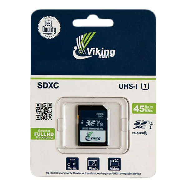 کارت حافظه اس دی 16 گیگابایت VikingMan SDXC Extra 533x UHS-l U1