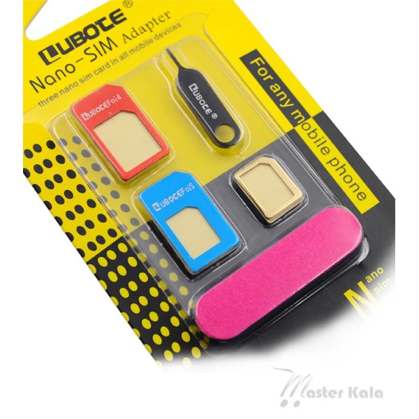تبدیل فلزی سیم کارت های نانو و میکرو به استاندارد Nano Sim Adapter