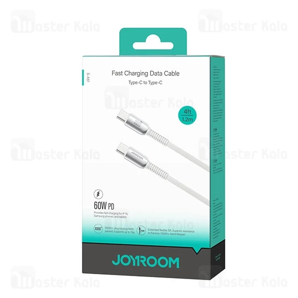 کابل Type C به Type C جویروم Joyroom S-A51 طول 1.2 متر توان 60 وات