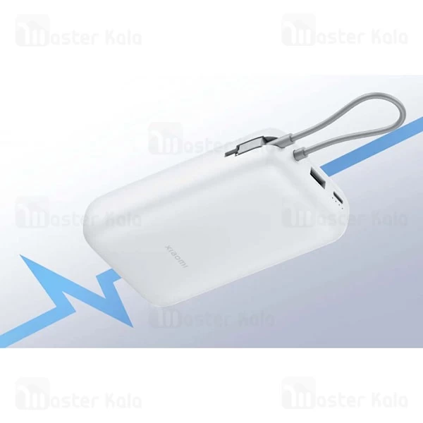 پاوربانک 20000 شیائومی Xiaomi Power Bank PB2020MI توان 22.5 وات با کابل متصل