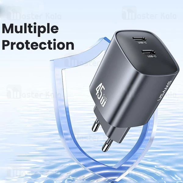 شارژر دیواری یوسمز USAMS CC305 توان 45 وات