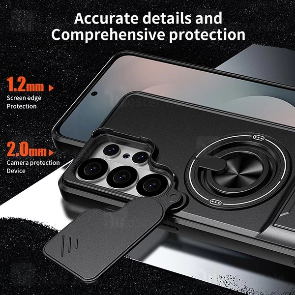 قاب ضد ضربه مگنتی Samsung Galaxy S26 ULTRA Magnetic Multifunctional Case دارای محافظ دوربین