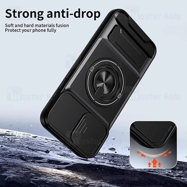 قاب ضد ضربه مگنتی Apple iPhone 15 Pro Max Magnetic Multifunctional Case دارای محافظ دوربین