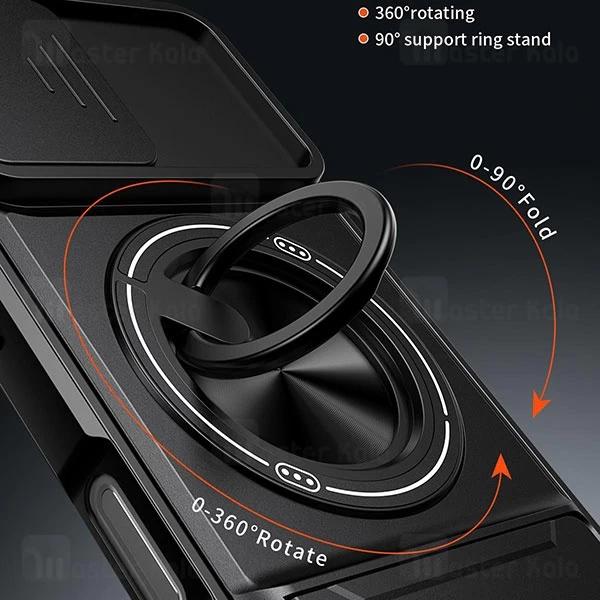 قاب ضد ضربه مگنتی Apple iPhone 17 Magnetic Multifunctional Case دارای محافظ دوربین