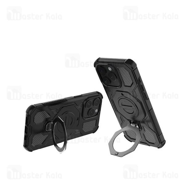 قاب ضد ضربه مگنتی Apple iPhone 15 Pro Max MK Case دارای محافظ دوربین