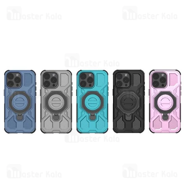 قاب ضد ضربه مگنتی Apple iPhone 15 Pro Max MK Case دارای محافظ دوربین