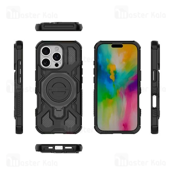 قاب ضد ضربه مگنتی Apple iPhone 16 Pro MK Case دارای محافظ دوربین