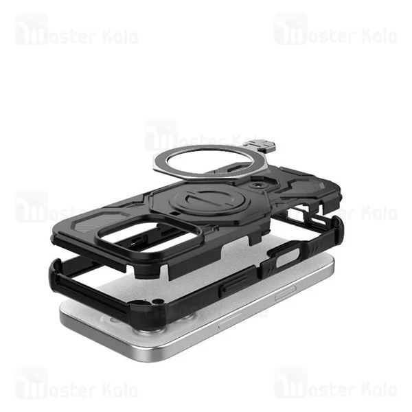 قاب ضد ضربه مگنتی Apple iPhone 16 Pro MK Case دارای محافظ دوربین