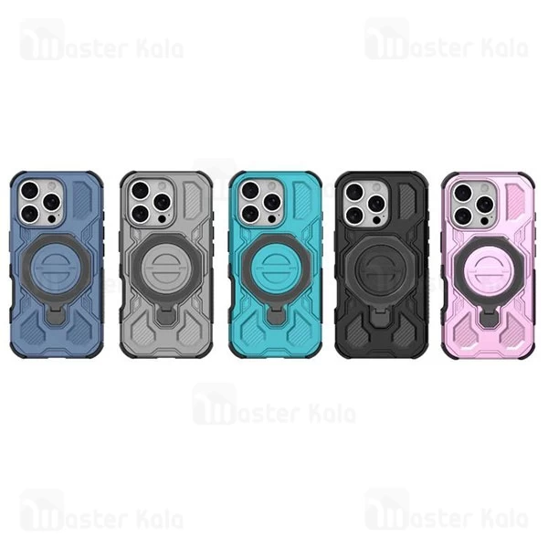 قاب ضد ضربه مگنتی Apple iPhone 16 Pro MK Case دارای محافظ دوربین
