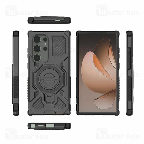 قاب ضد ضربه مگنتی Samsung Galaxy S24 Ultra MK Case