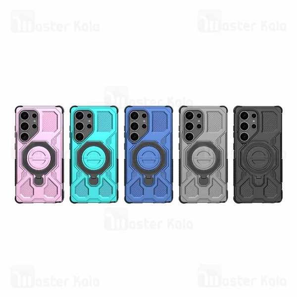 قاب ضد ضربه مگنتی Samsung Galaxy S25 Ultra MK Case