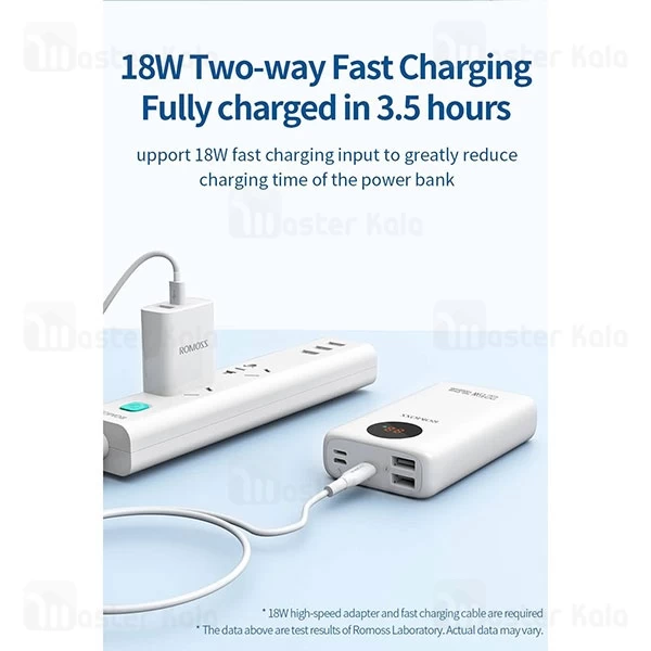 پاوربانک 10000 روموس Romoss SW10PF Powerbank توان 22.5 وات