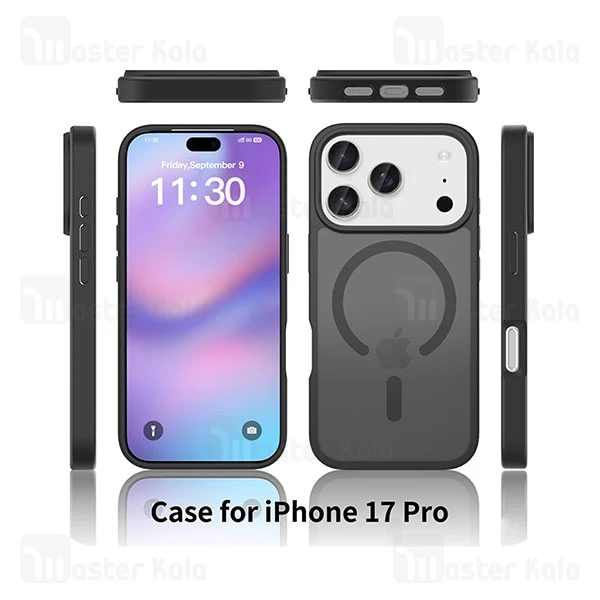 قاب محافظ مگ سیف آیفون Apple iPhone 17 pro Matte Plexiglass