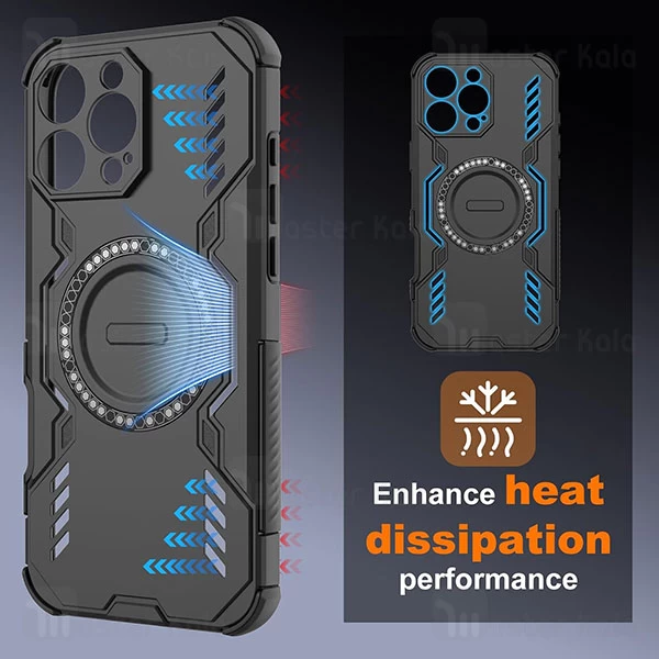 قاب ضد ضربه مگنتی Apple iPhone 16 Pro Max Ventilation Case