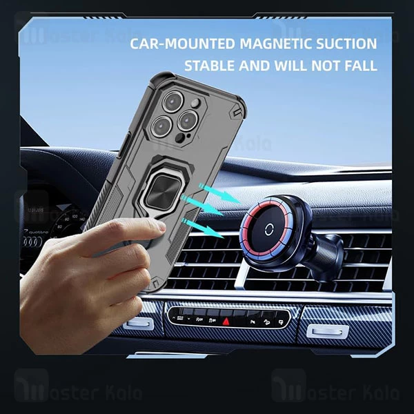 قاب ضد ضربه مگنتی Apple iPhone 16 Pro Shockproof Case