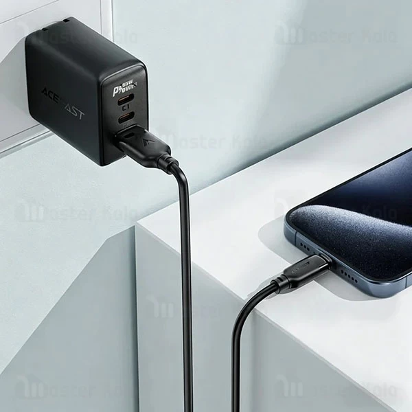 کابل لایتنینگ ایس فست ACEFAST C16-06 طول 2 متر شدت جریان 2.4 آمپر