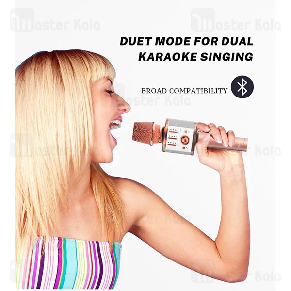 میکروفون کارائوکه و اسپیکر بی سیم یسیدو Yesido KR10 رم خور