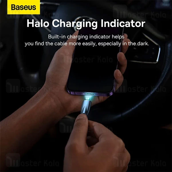 کابل لایتنینگ بیسوس Baseus CADH000301 Glimmer طول 2 متر توان 2.4 آمپر