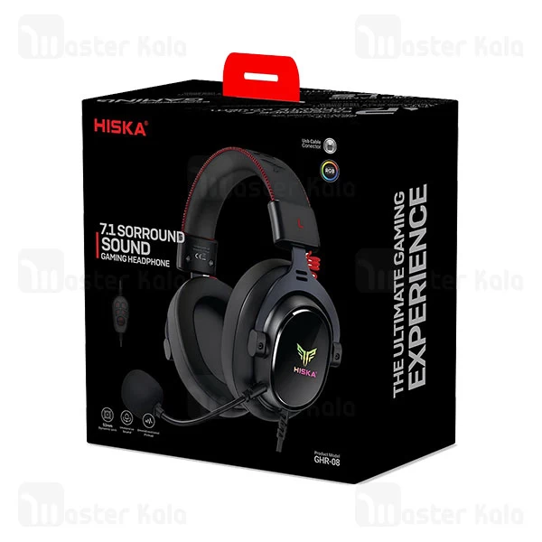هدفون سیمی گیمینگ هیسکا Hiska GHR-08