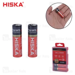 پک 2 تایی باتری قلمی شارژی هیسکا Hiska H16-AA2