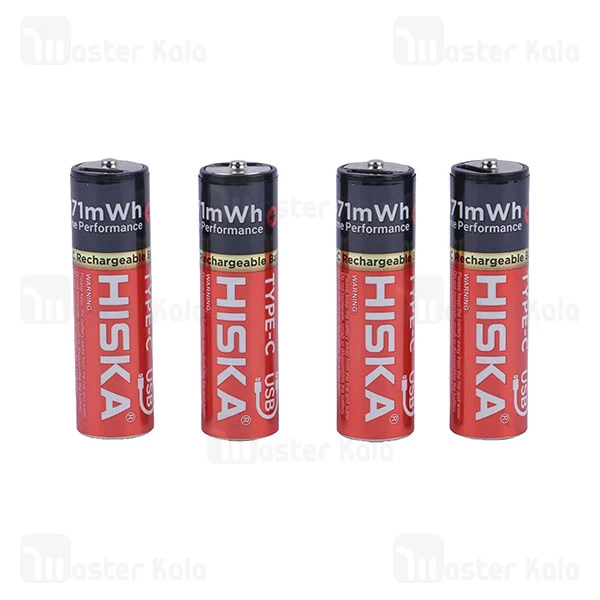 پک 4 تایی باتری قلمی هیسکا Hiska H16-AA4
