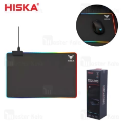 موس پد گیمینگ هیسکا Hiska HR-61 دارای چراغ RGB