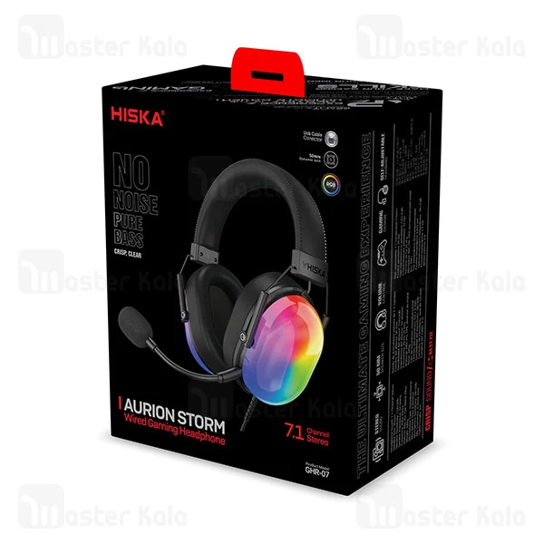 هدفون سیمی گیمینگ هیسکا Hiska GHR-07