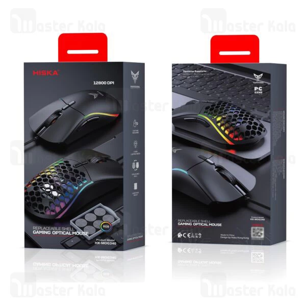 موس سیمی گیمینگ هیسکا Hiska HX-MOG340