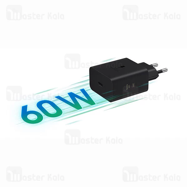 شارژر دیواری اصلی سامسونگ Samsung Power Adapter EP-T6010 توان 60 وات