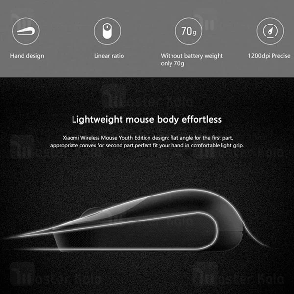 موس وایرلس شیائومی Xiaomi Mi Wireless Mouse Youth Edition WXSB01MW