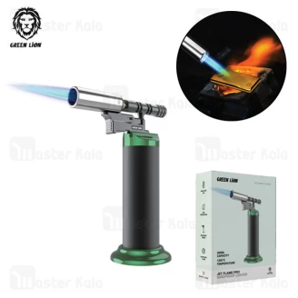 فندک اتمی ضد باد گرین لاین Green Lion Jet Flame Pro GNJTFLMPROLBK