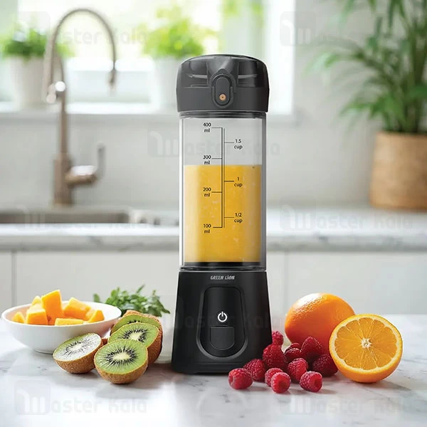 مخلوط کن قابل حمل گرین لاین Green Lion Juice Mate Pro GNJUMTPR20BK ظرفیت 470 میلی لیتر