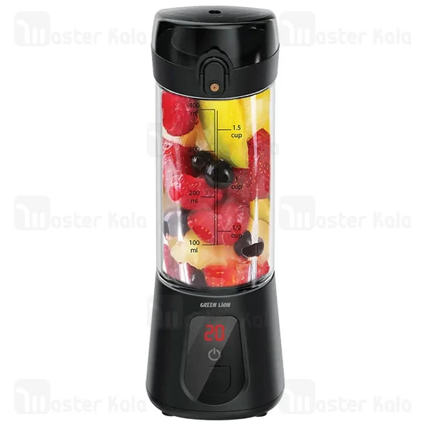 مخلوط کن قابل حمل گرین لاین Green Lion Juice Mate Pro GNJUMTPR20BK ظرفیت 470 میلی لیتر